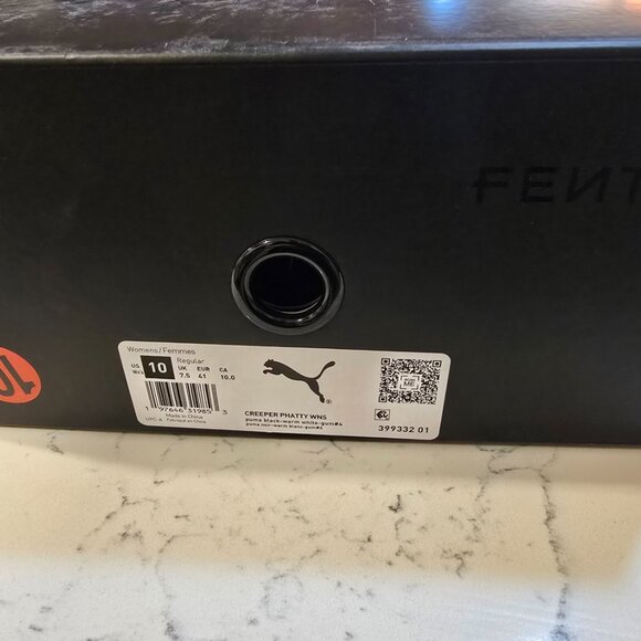 Puma x Rihanna Fenty Creeper Phatty - Black Women's Size 10 (399332-01) NEW READ - Picture 4 of 12